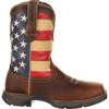 Durango Lady Rebel Steel Toe Patriotic Flag Work Boot, 65M DRD0234